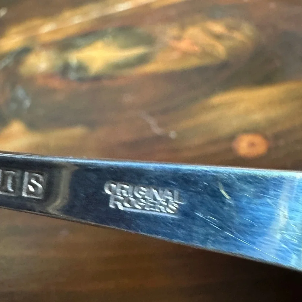 Rogers Original Silver Tomato Server Vintage Silverplate Pierced Traditional